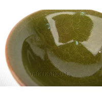 Crystal Glaze Tea Cup - Green