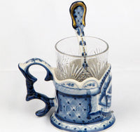 Porcelain Tea Glass Holder<br />**Sorry - Sold Out**