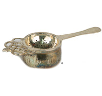 Silver Strainer w/ Drip Cup