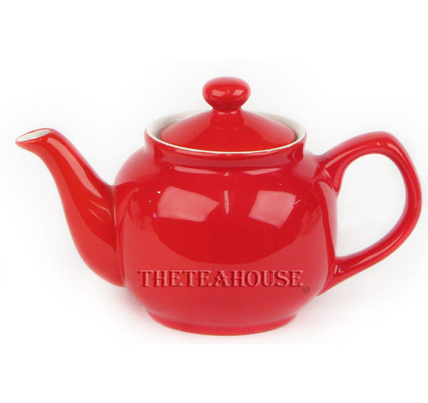 Two Cup Colored Teapot (12 oz) - Red