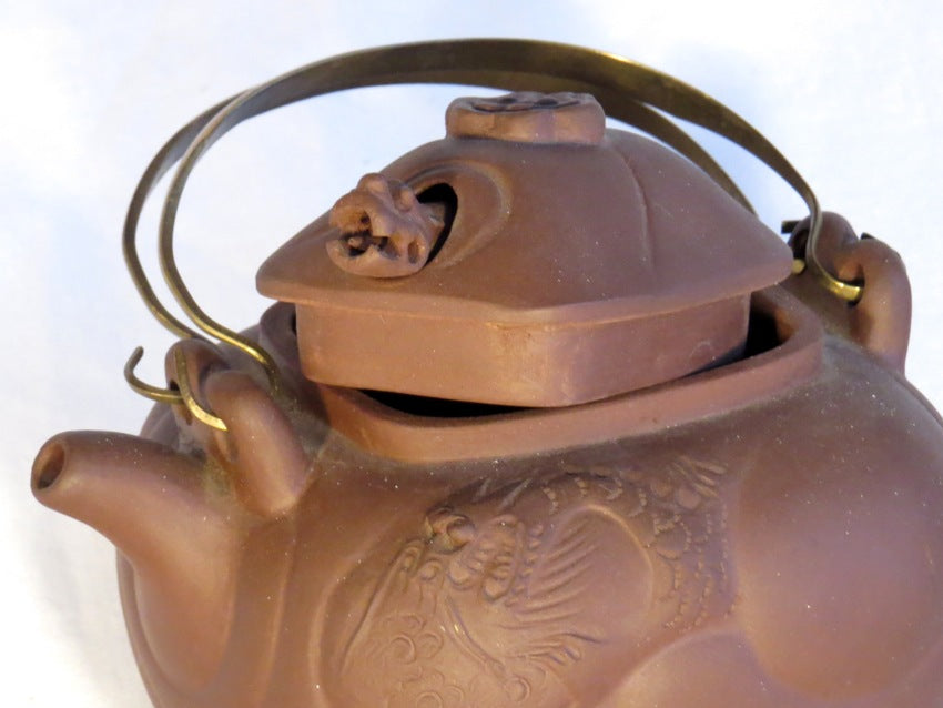 Brass Double Handle Teapot