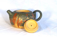Green and Yellow Gourd Teapot