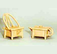 Bamboo Table & Chair