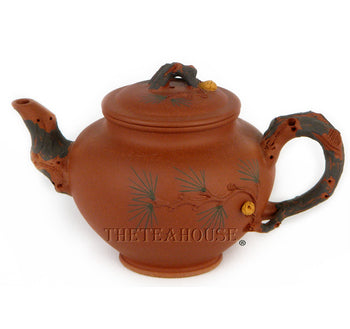 Brown Pine Teapot